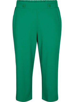 Ankle length trousers with loose fit, Jolly Green, Packshot image number 0