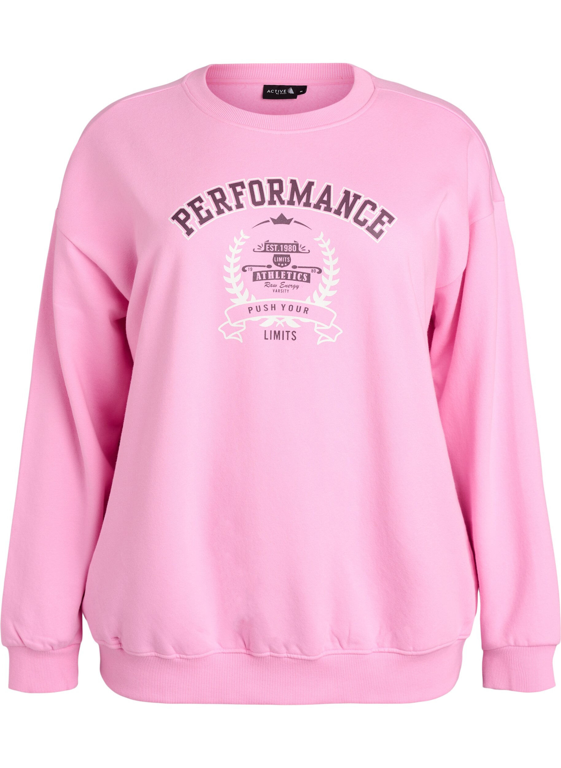 Sweatshirt with text print