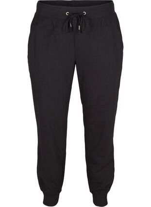Sweatpants with pockets, Black, Packshot image number 0