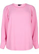 Long-sleeved blouse with texture, Rosebloom, Packshot image number 0