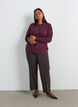 Cardigan with round buttons, Red, Model image number 1