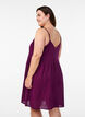 Cotton beach dress with narrow straps, Purple, Model image number 2