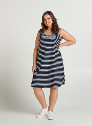 Dress, Night sky stripe, Model image number 3