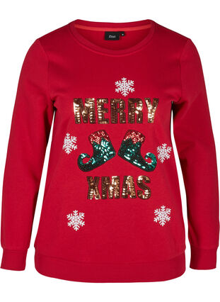 Christmas sweater, Red Merry Xmas , Packshot image number 0