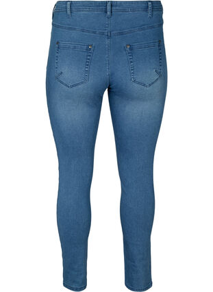 Slim fit Emily jeans with regular waist, Blue denim, Packshot image number 1