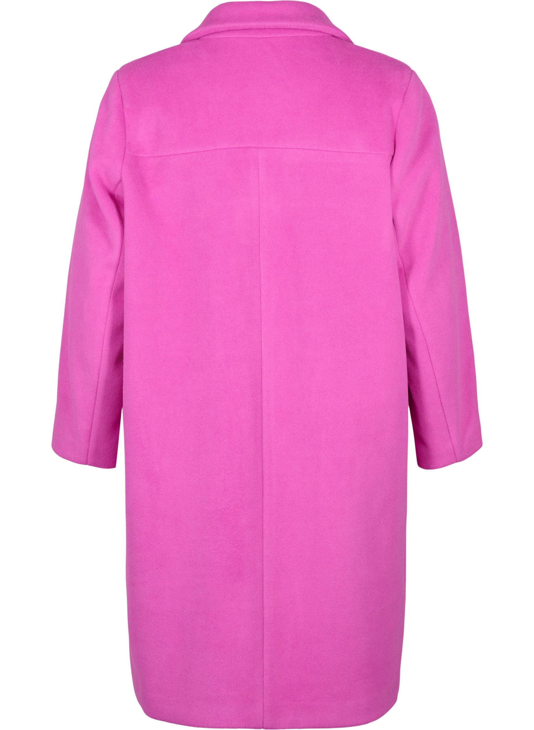 Zizzifashion Coat with double-breasted button closure, Purple Orchid, Packshot image number 1