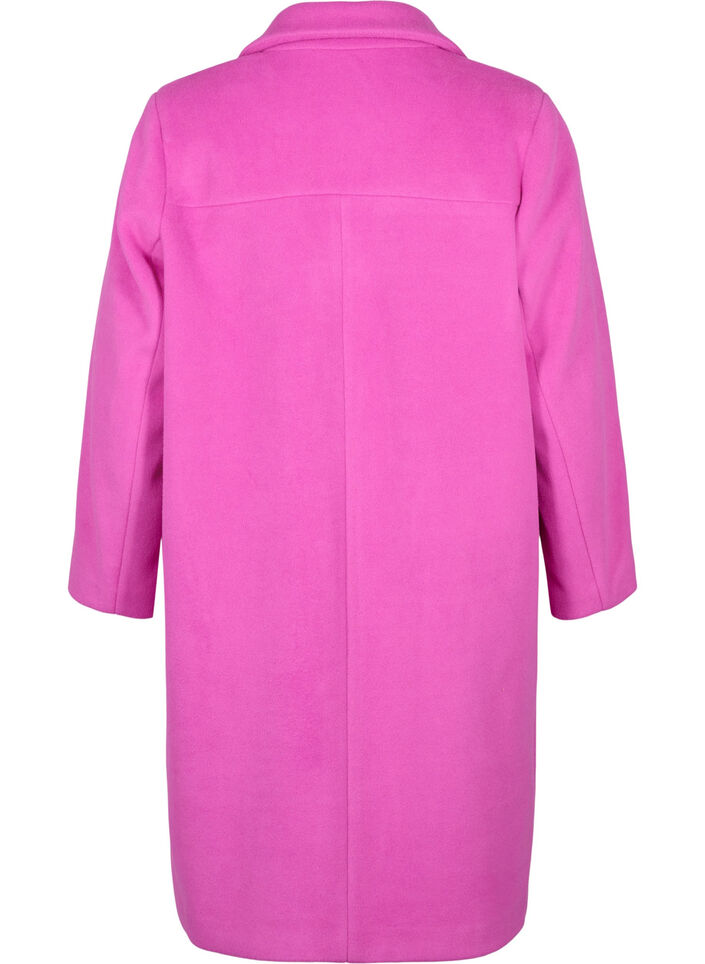 Coat with double-breasted button closure, Purple Orchid, Packshot image number 1