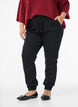 Denim joggers with pockets, Black, Model image number 2