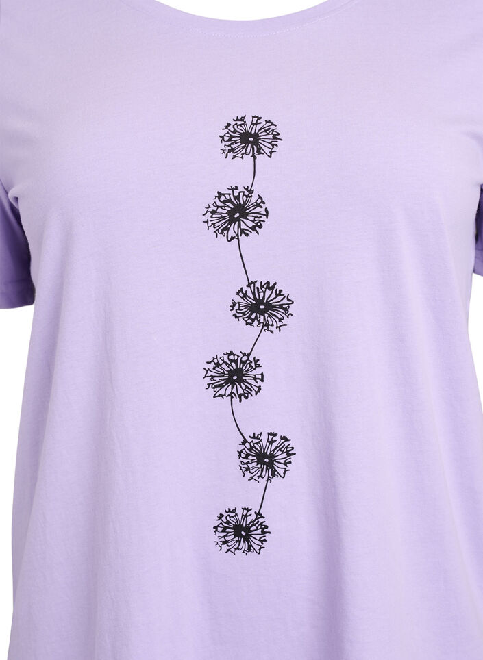 FLASH - T-shirt with motif, Purple, Packshot image number 2