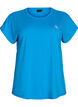 Solid-coloured training T-shirt, Blue, Packshot image number 0