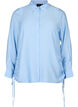 Viscose shirt with ruffle detail, Serenity, Packshot image number 0