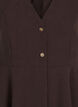 Pinstriped waistcoat with peplum, Brown, Packshot image number 2
