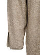 Knitted dress with slits, Walnut Mel., Packshot image number 3