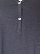 Long-sleeved t-shirt with V-neck and buttons, Grey, Packshot image number 2