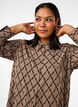 Patterned shirt with long sleeves, Grafic AOP, Model image number 2