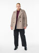 Short coat with double-breasted button closure, Beige, Model image number 1