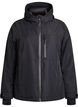 Ski jacket with hood and zip pockets, Black, Packshot image number 0