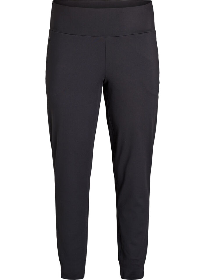 Joggers with pockets, Black, Packshot image number 0