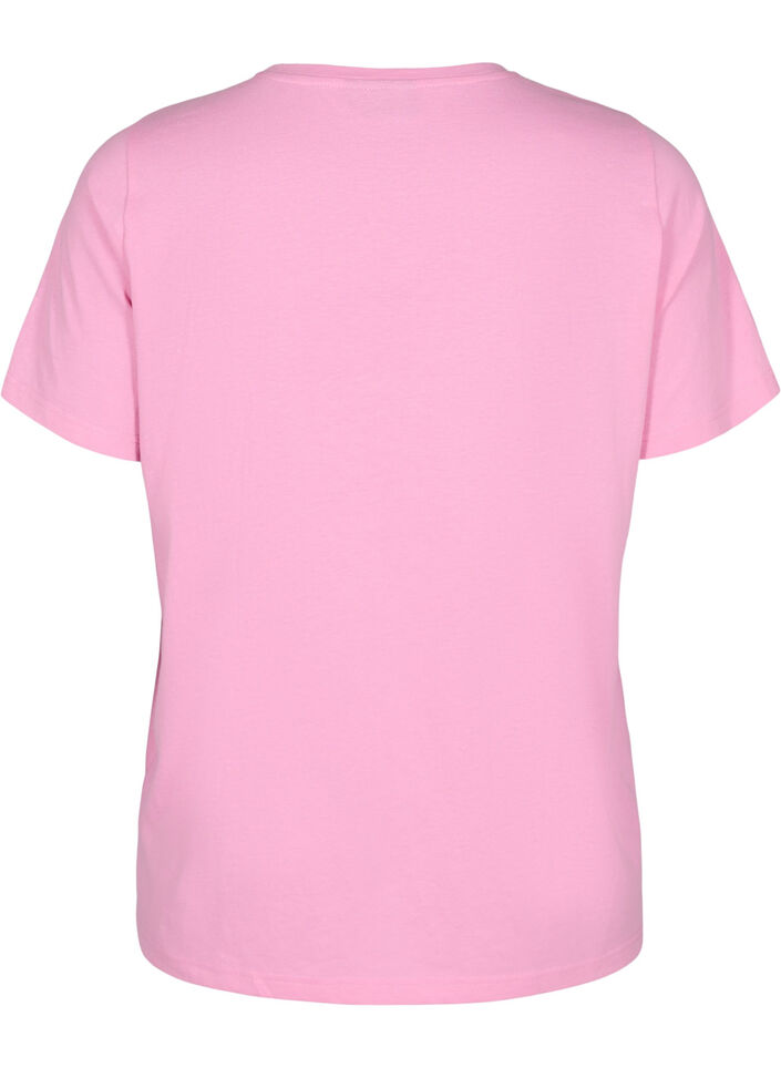 FLASH - T-shirt with motif, Pink, Packshot image number 1