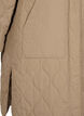 Long quilted jacket with zip and pockets, Amphora, Packshot image number 3
