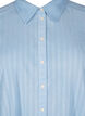 Loose shirt with striped texture and glitter thread, Light Blue, Packshot image number 2