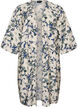 Viscose kimono with 3/4 sleeves, Blue, Packshot image number 0