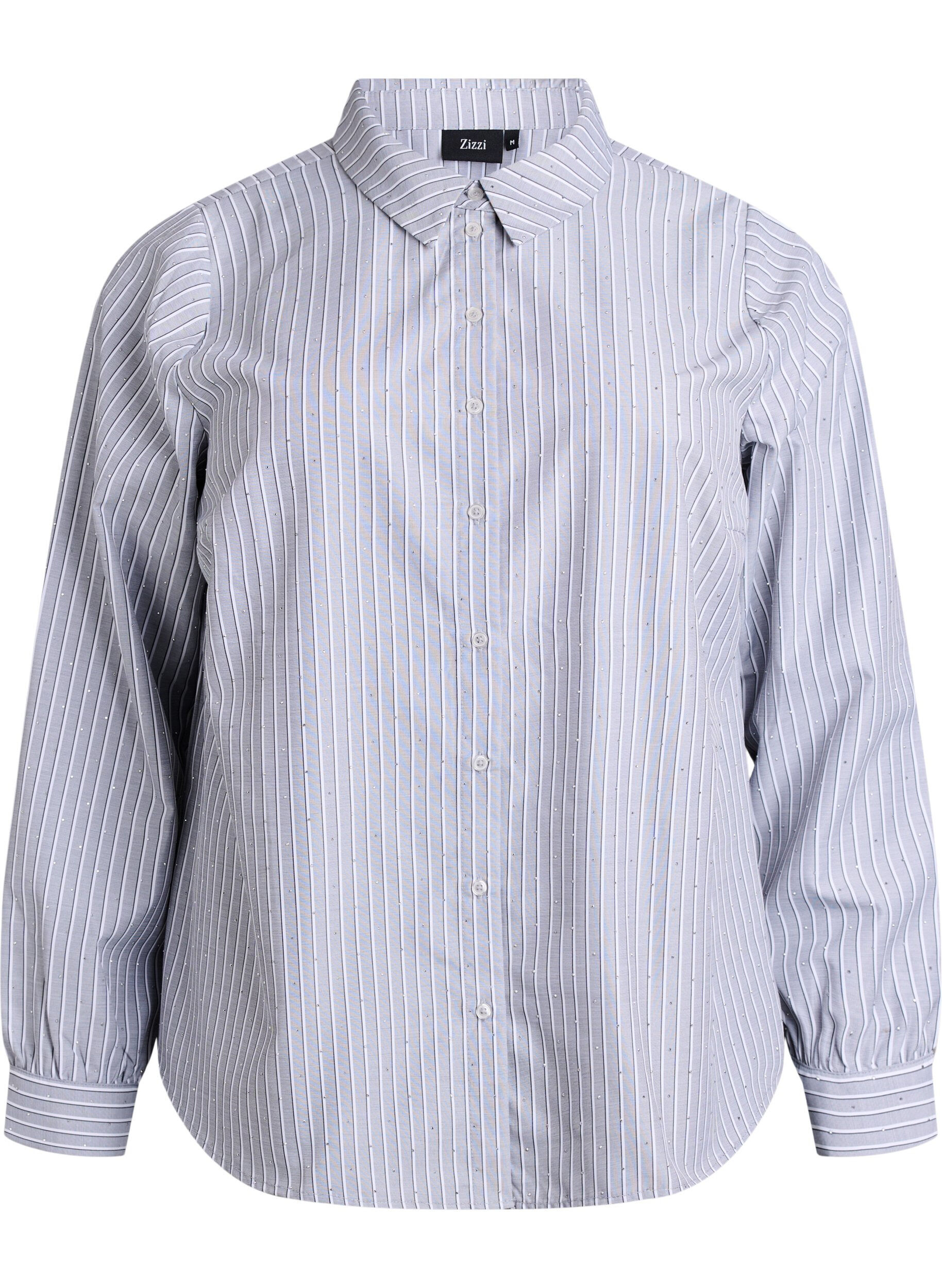 Striped shirt with studs