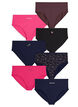 7-pack of panties with a regular waist, Pink, Packshot image number 0