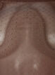 Sheer mesh blouse with rhinestones, Brown, Packshot image number 2