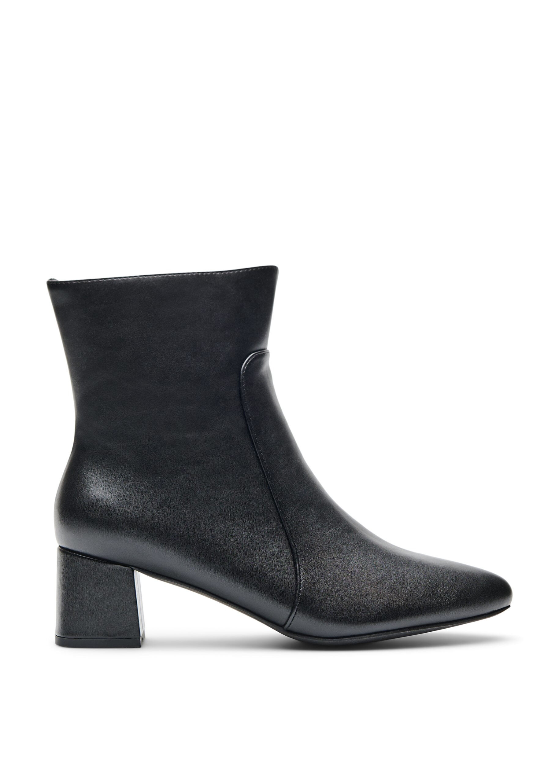 Wide fit - Ankle boots with block heel