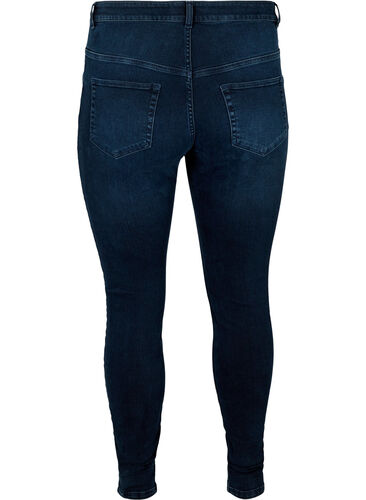 Super slim fit Amy jeans with a high waist, Blue/Black Denim, Packshot image number 1