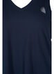 Sports top with V-neck, Blue, Packshot image number 2
