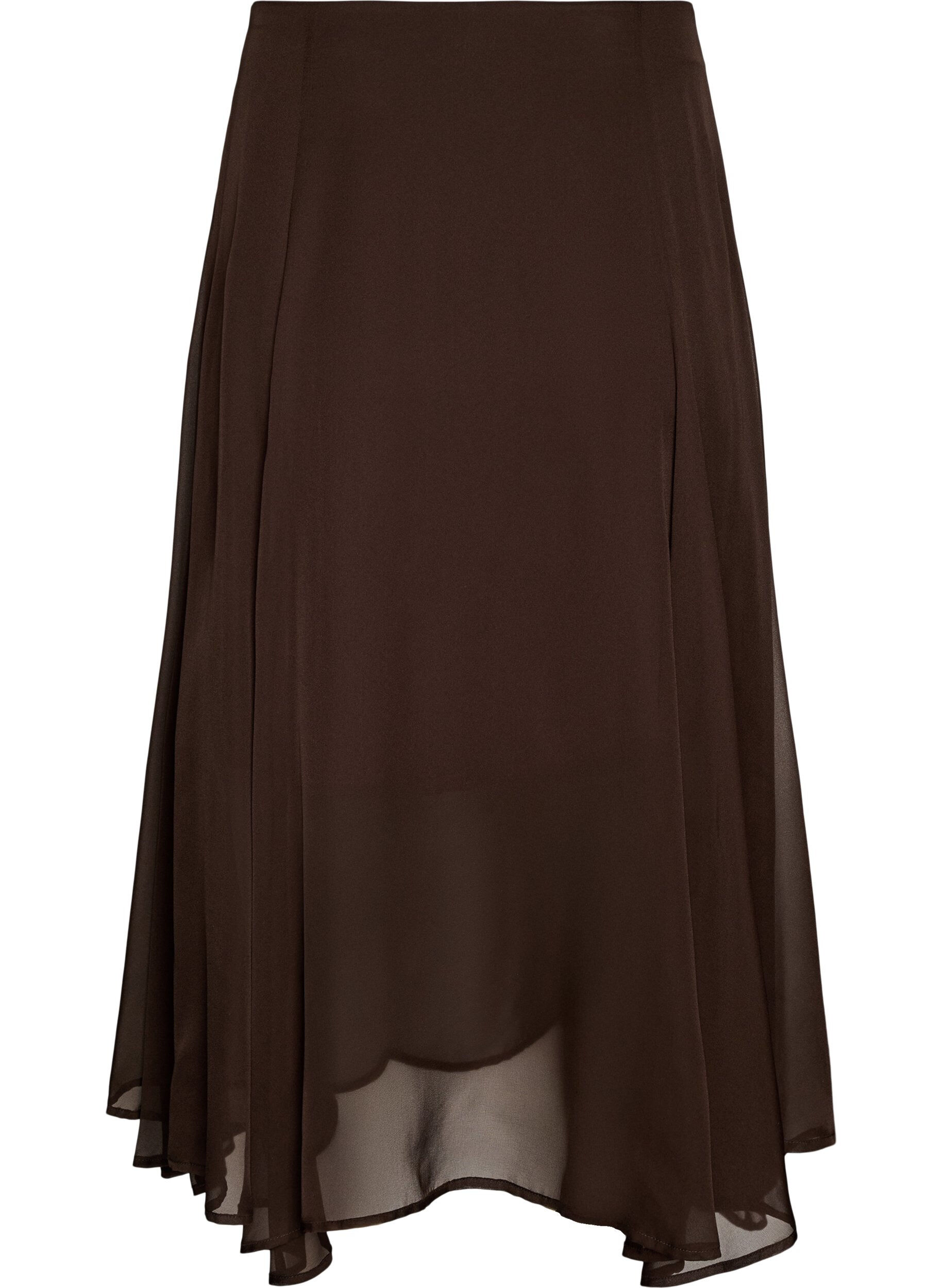 A-line midi skirt