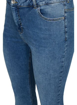 Super slim Amy jeans in cotton mixture, Blue denim, Packshot image number 2