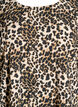 Short-sleeved blouse with leopard print, Leopard AOP, Packshot image number 2