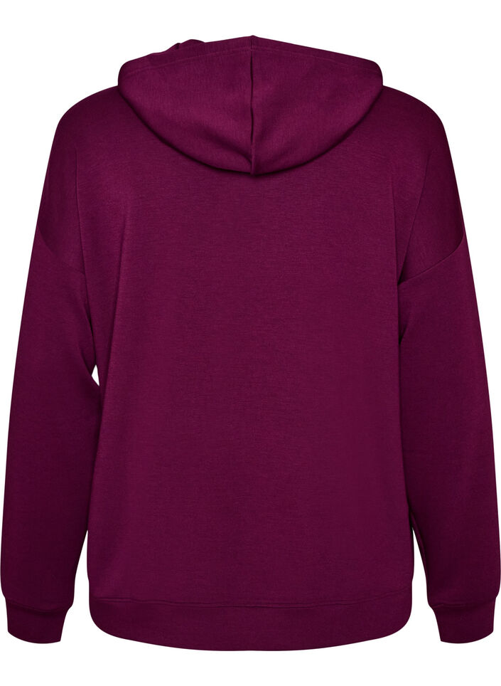 Jersey hoodie, Purple, Packshot image number 1