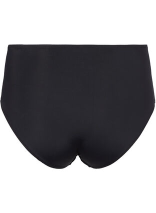 High waisted bikini bottoms, Black, Packshot image number 1