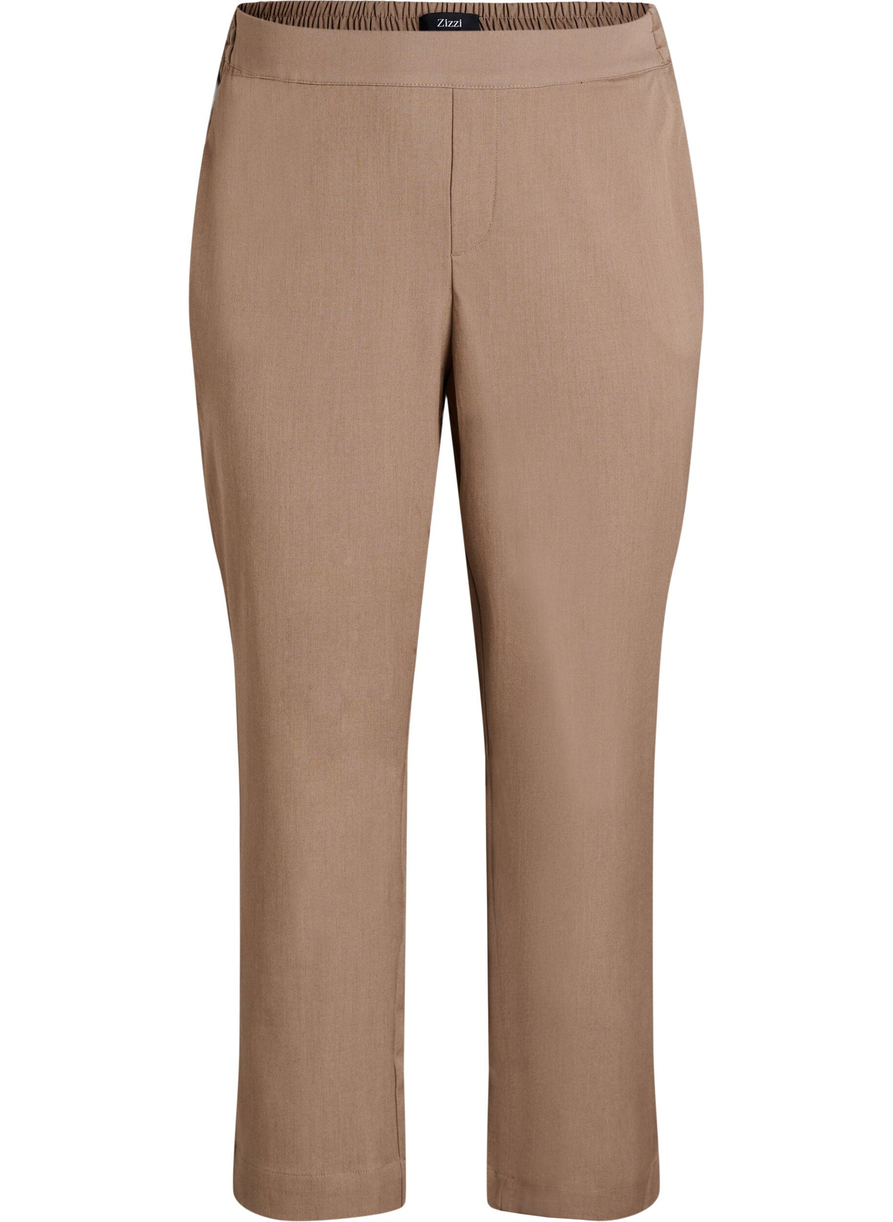 Loose trousers with high waist