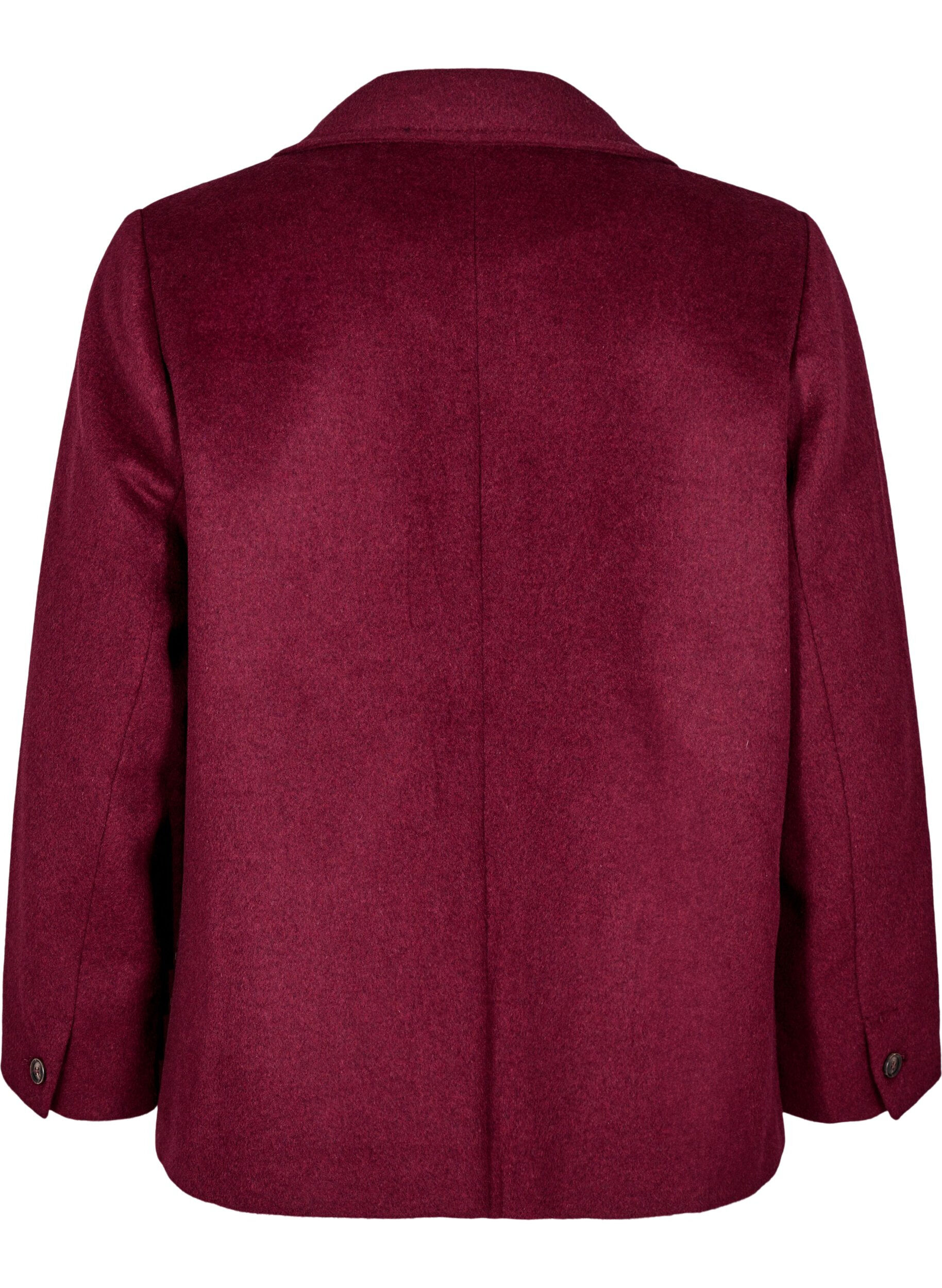 Zizzifashion Blazer with double-breasted closure and classic lapels, Red, Packshot image number 1