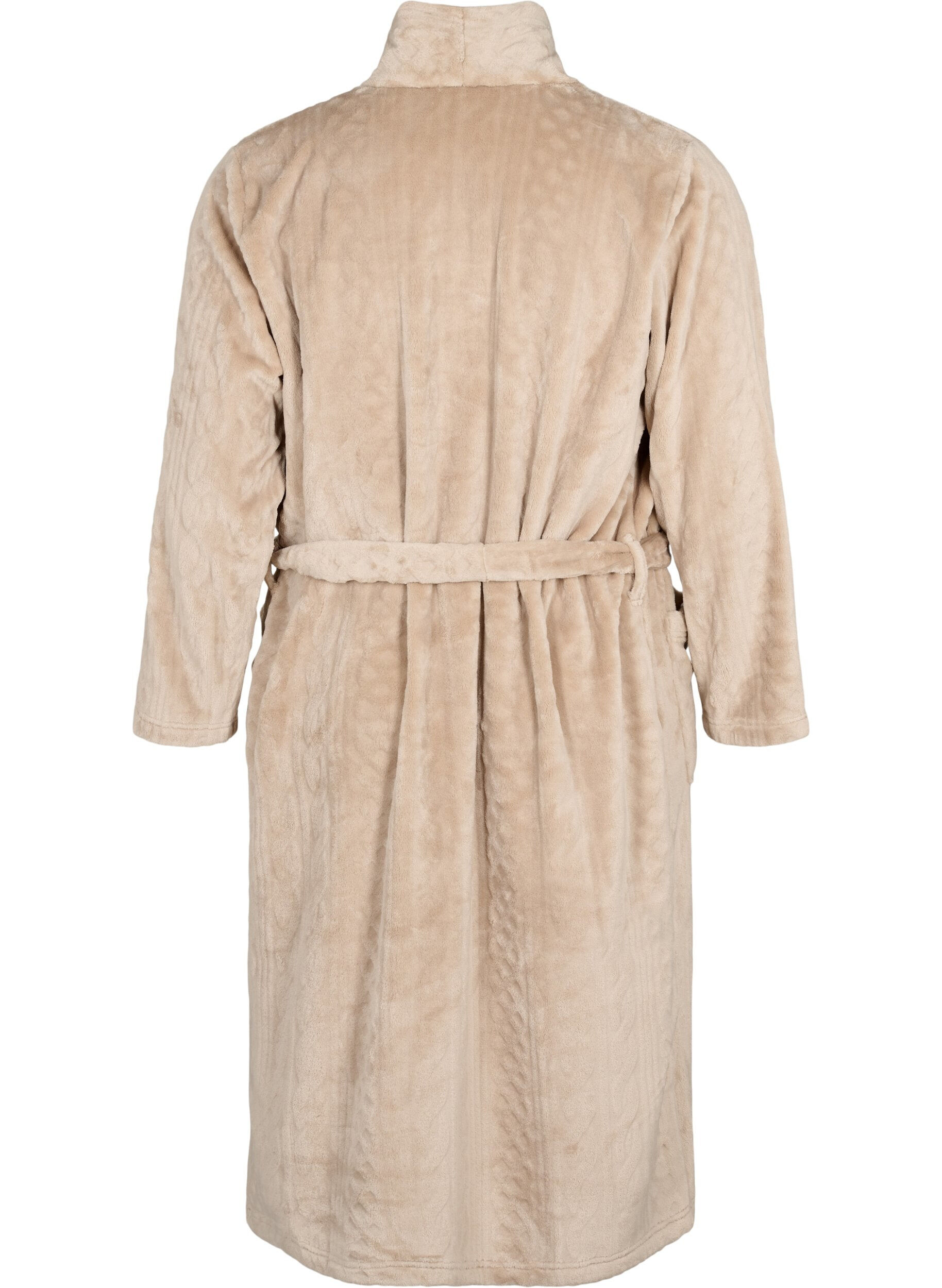 Zizzifashion Dressing gown with pockets, Natural, Packshot image number 1