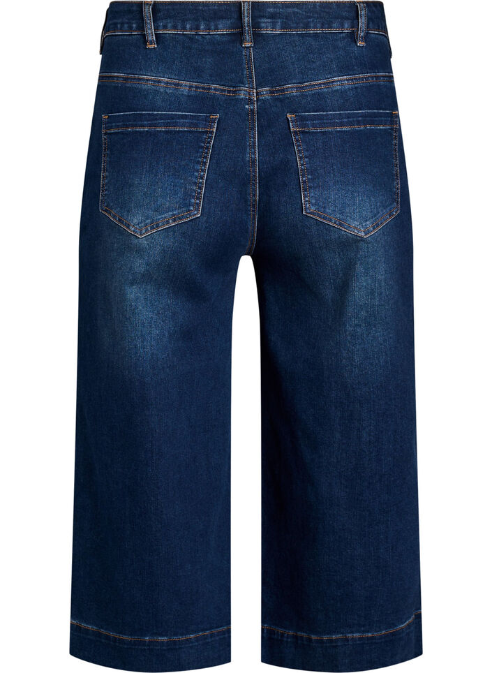 Denim knickers with wide legs, Blue, Packshot image number 1