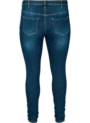 Super slim Amy jeans with a high waist, Dark Blue, Packshot image number 1