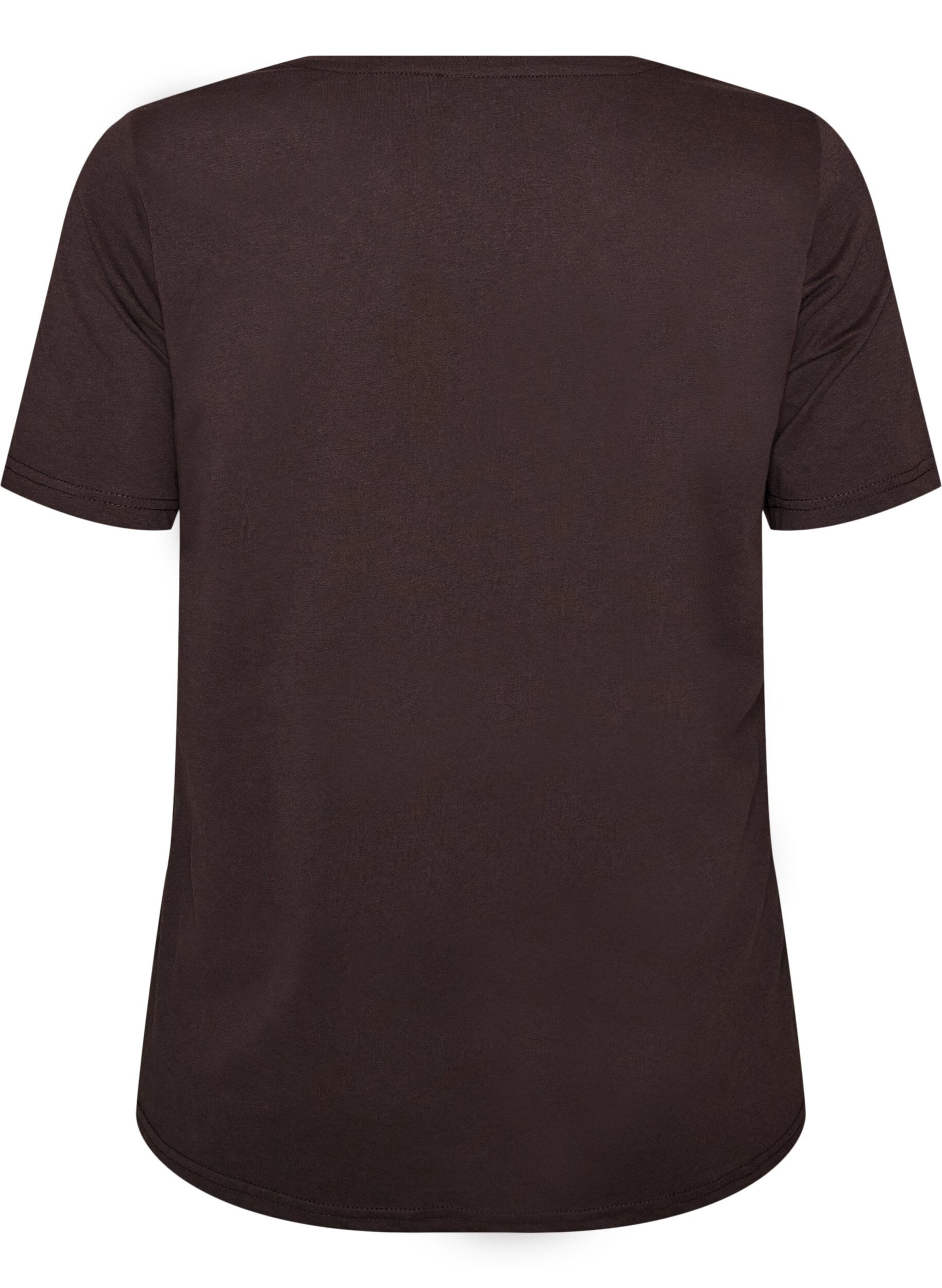 ZizzifashionT-shirt with motif, Brown, Packshot image number 1