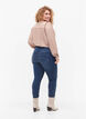Super slim Amy jeans with high waist, Blue denim, Model image number 1