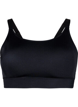 Bikini top with removable inserts, Black, Packshot image number 0