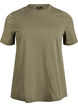 Basic cotton T-shirt with round neck, Green, Packshot image number 0