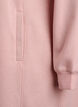 Short sweatshirt dress with high collar and pockets, Red, Packshot image number 3