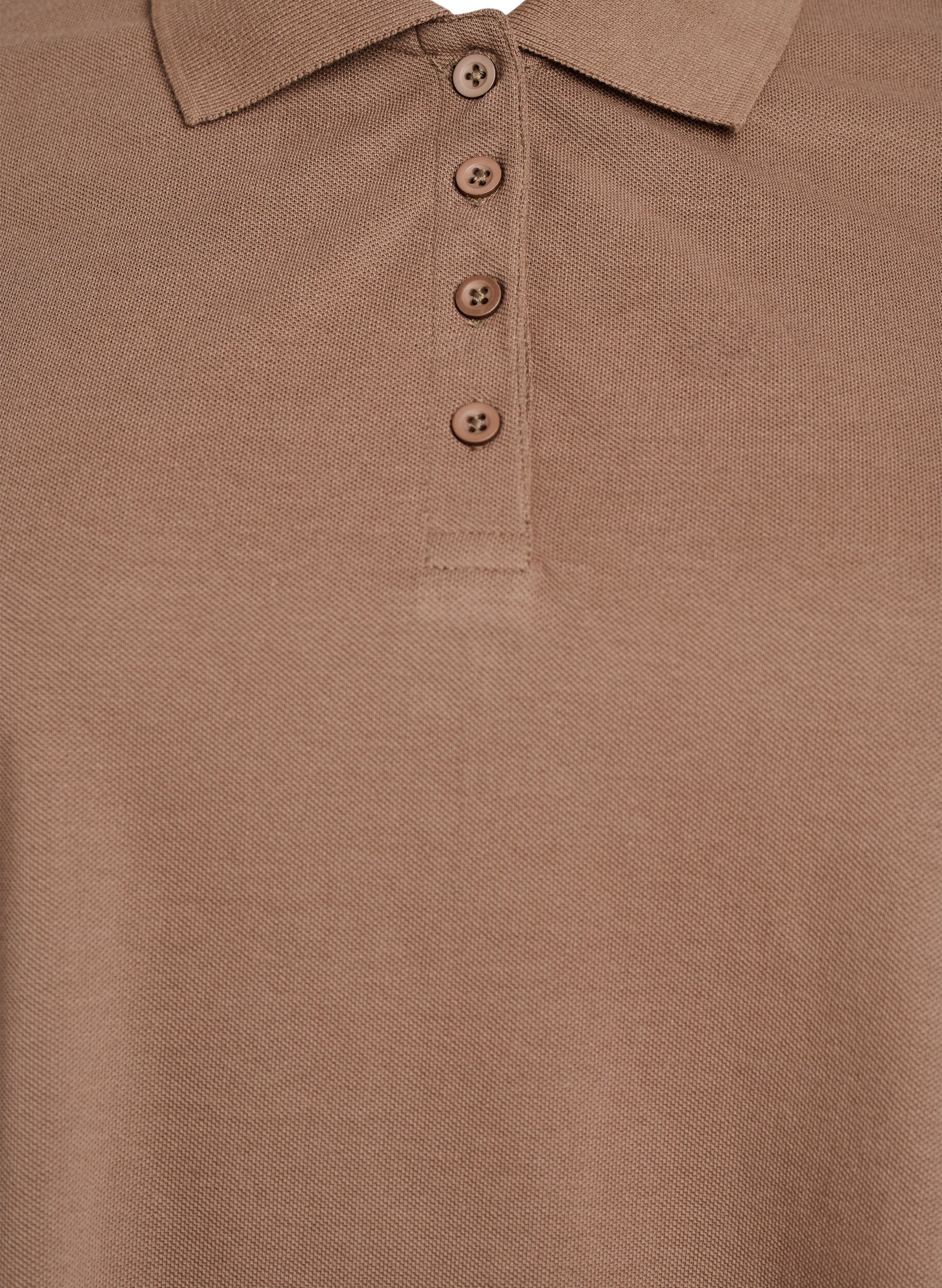 Zizzifashion FLASH - Polo shirt with short sleeves, Brown, Packshot image number 2