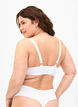 Moulded bra with mesh, White, Model image number 1