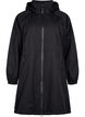 Functional coat with pockets and hood, Black, Packshot image number 0